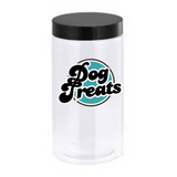 Sparky & Co Tall Plastic Cylinder Treat Canister 30oz