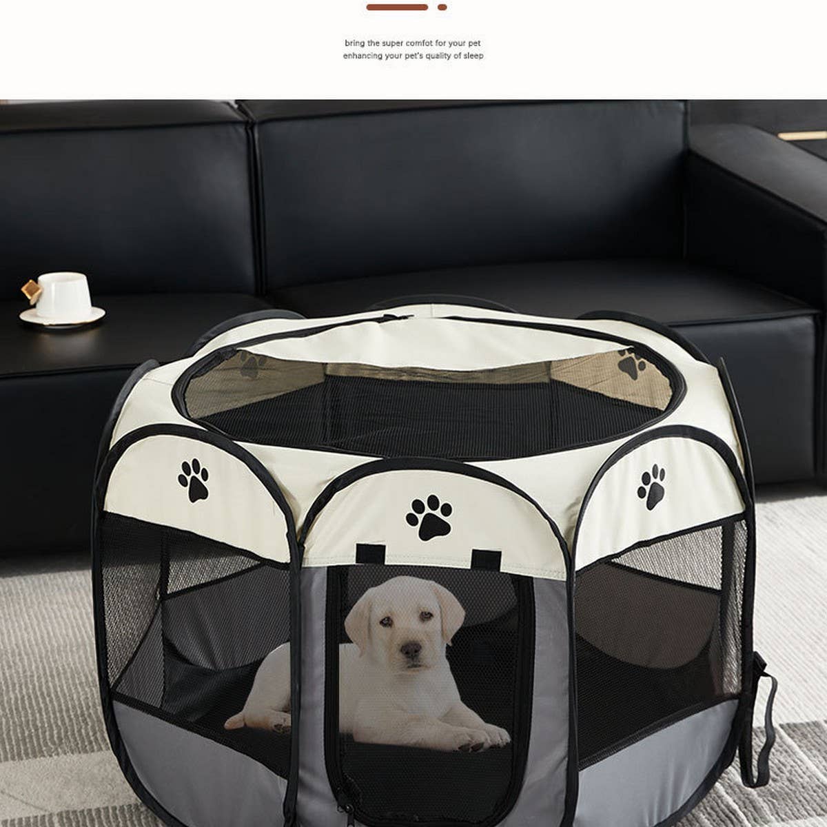 PAWPAW Foldable Waterproof Pet Playpen