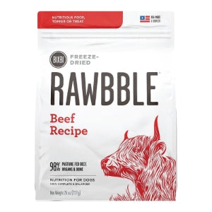 Bixbi Rawbble Raw Freeze-Dried Beef Dog Food