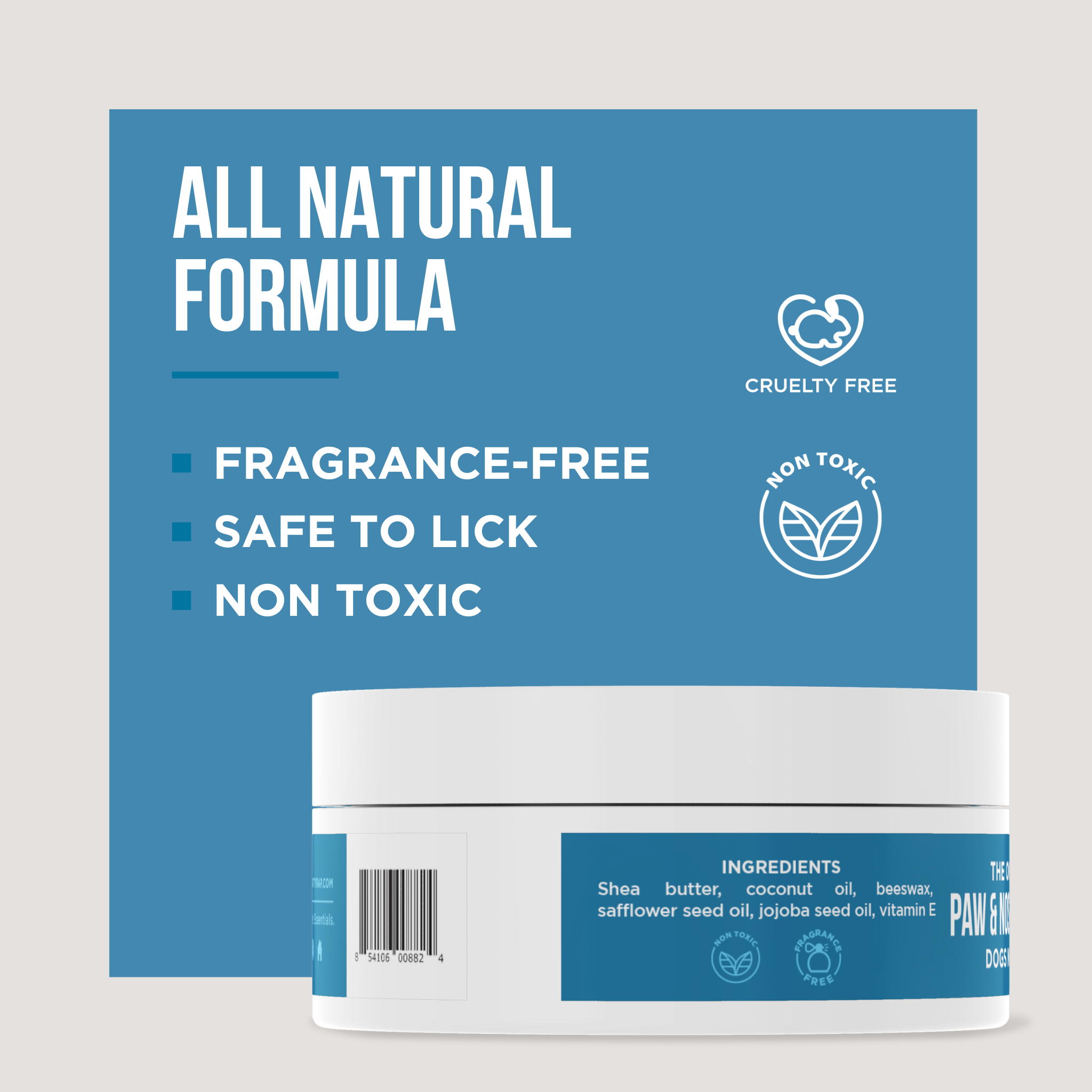 Natural Rapport The Only Paw & Nose Balm Dogs Need