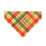 Made By Cleo - "Apple Crisp" - Plaid Bandana for Cats + Small Dogs