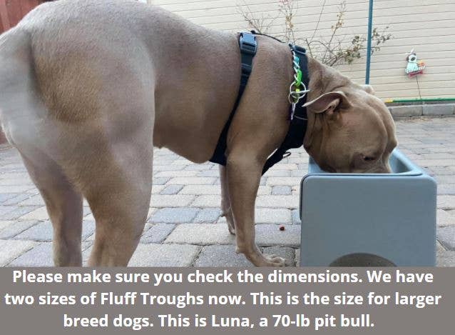 Fluff Trough XL Silicone Insert Set with 2 Lift Kits