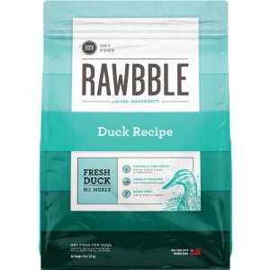 Bixbi Rawbble Raw Coated Duck Dry Dog Food