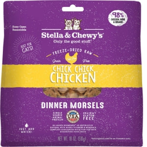 Stella & Chewy's Cat Freeze-Dried Raw Chick Chick Chicken Raw Dinner Morsels Cat Food