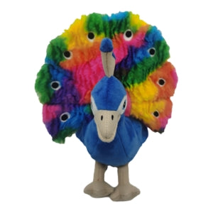 Tall Tails Plush Squeaker Peacock 9" Dog Toy