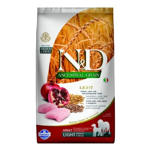 Farmina N&D Ancestral Grain Light Chicken & Pomegranate Dry Dog Food