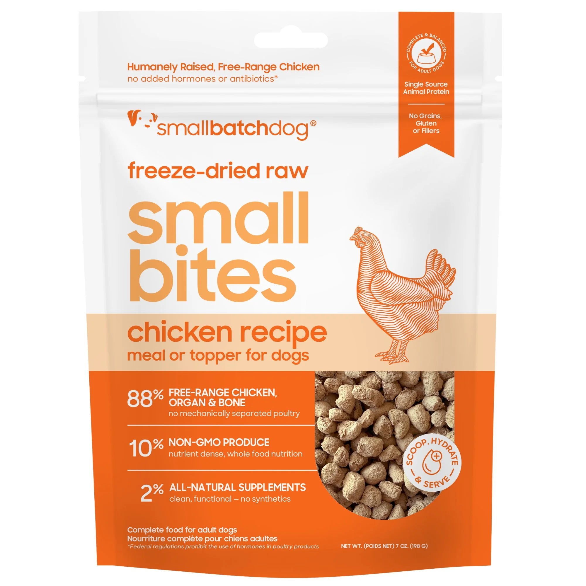 Smallbatch Pets Freeze-Dried Small Bites for Dogs