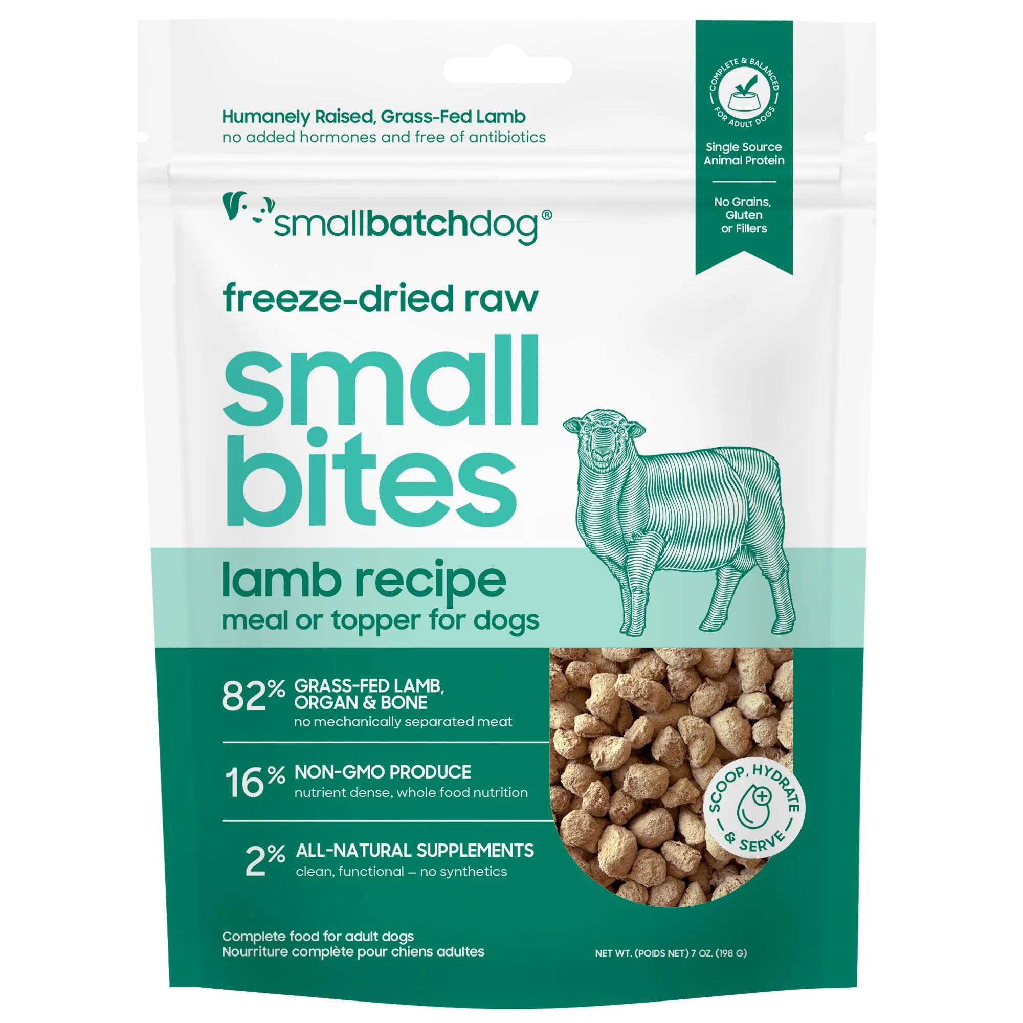 Smallbatch Pets Freeze-Dried Small Bites for Dogs