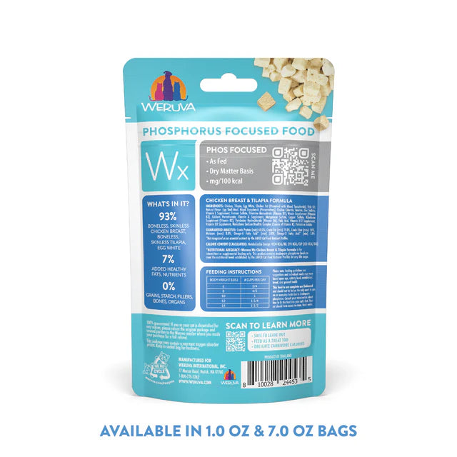 Weruva Wx Phosphorus Focused Cooked Freeze-Dried Cat Food