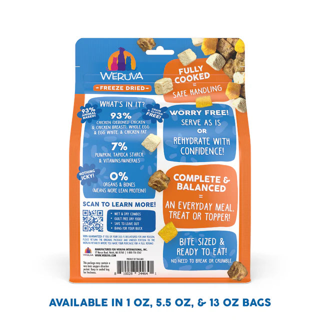 Weruva Dog Freeze-Dried Fully Cooked Complete Meal for Dogs
