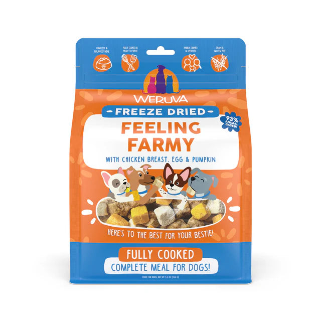 Weruva Dog Freeze-Dried Fully Cooked Complete Meal for Dogs