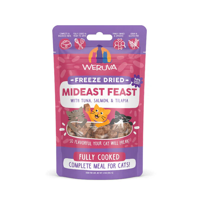 Weruva Mideast Feast Fully Cooked Freeze-Dried Cat Food