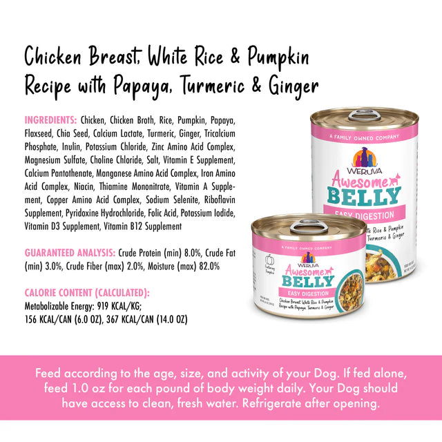 Weruva Awesome Functions Belly Canned Dog Food