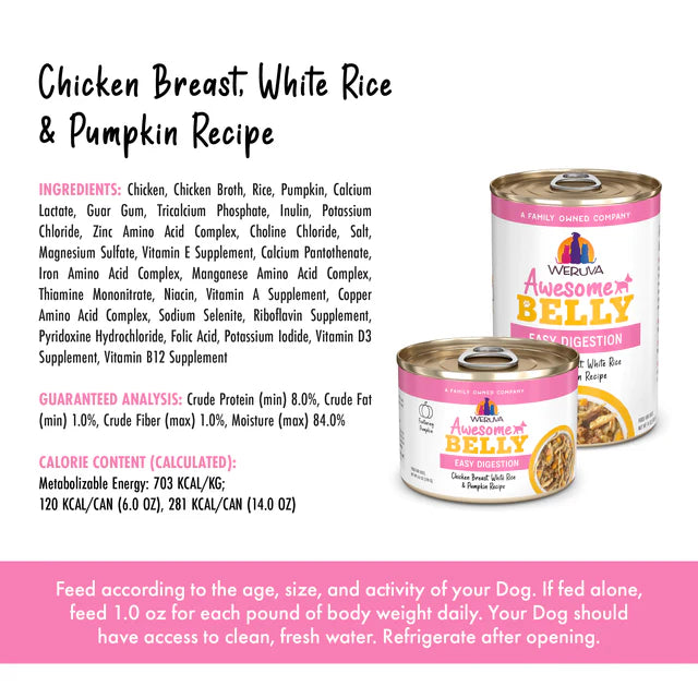 Weruva Awesome Functions Belly Canned Dog Food