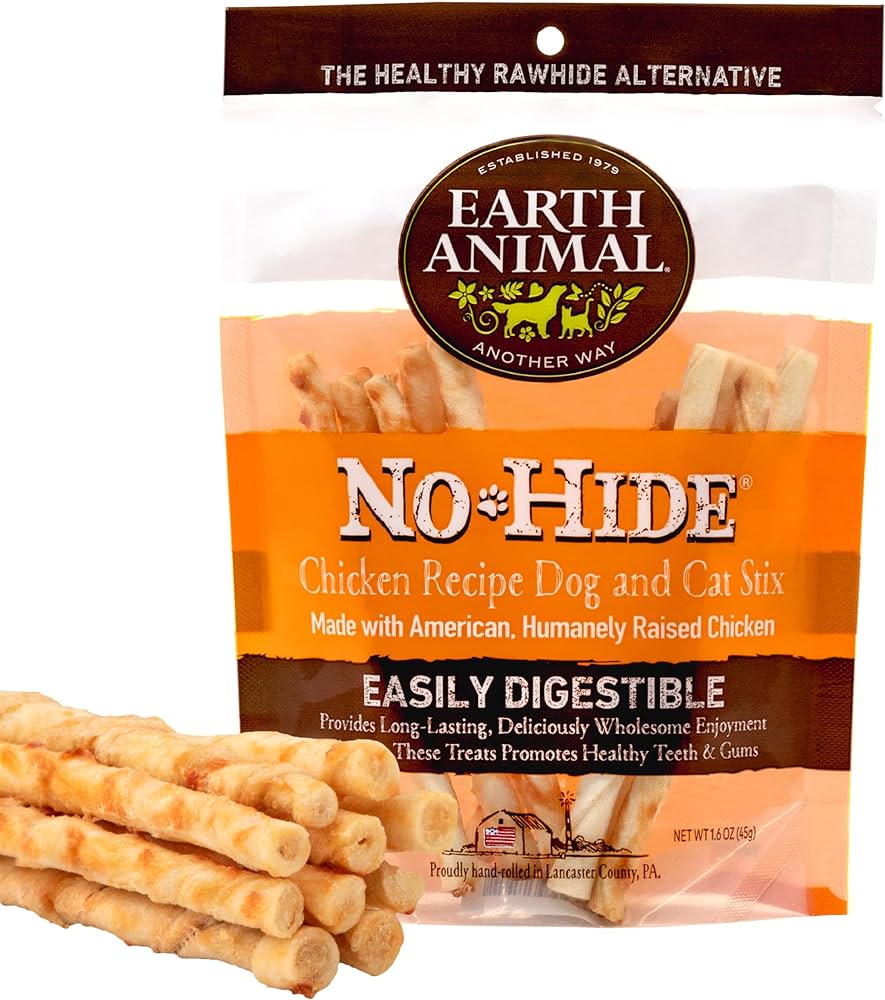 Earth Animal No Hide STIX 10pk Dog Treat