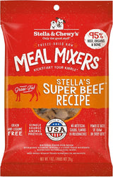 Stella & Chewy's Meal Mixer Stella's Super Beef Raw Freeze-Dried Dog Food
