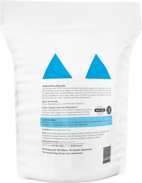 Boxiecat Scent-free Premium Clumping Clay Cat Litter