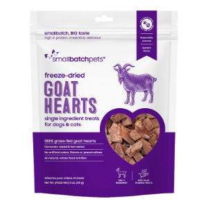Smallbatch Pets Freeze-Dried Heart Treats 3.5oz