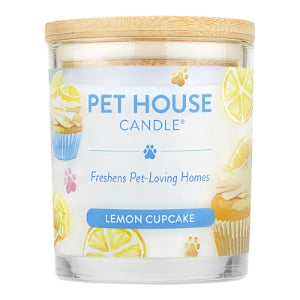 Pet House by One Fur All Candle Lemon Cupcake Candle