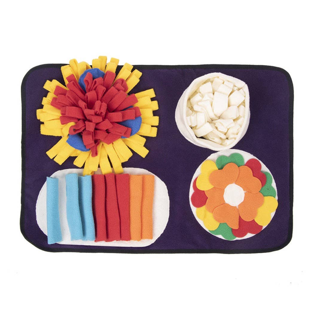Cheerhunting Snuffy Interactive Snuffle Mat for Dogs Colourful Feeding Fun
