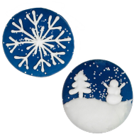 Bosco & Roxy's Winter Wonderland Snowy Circles Bakery Dog Treat