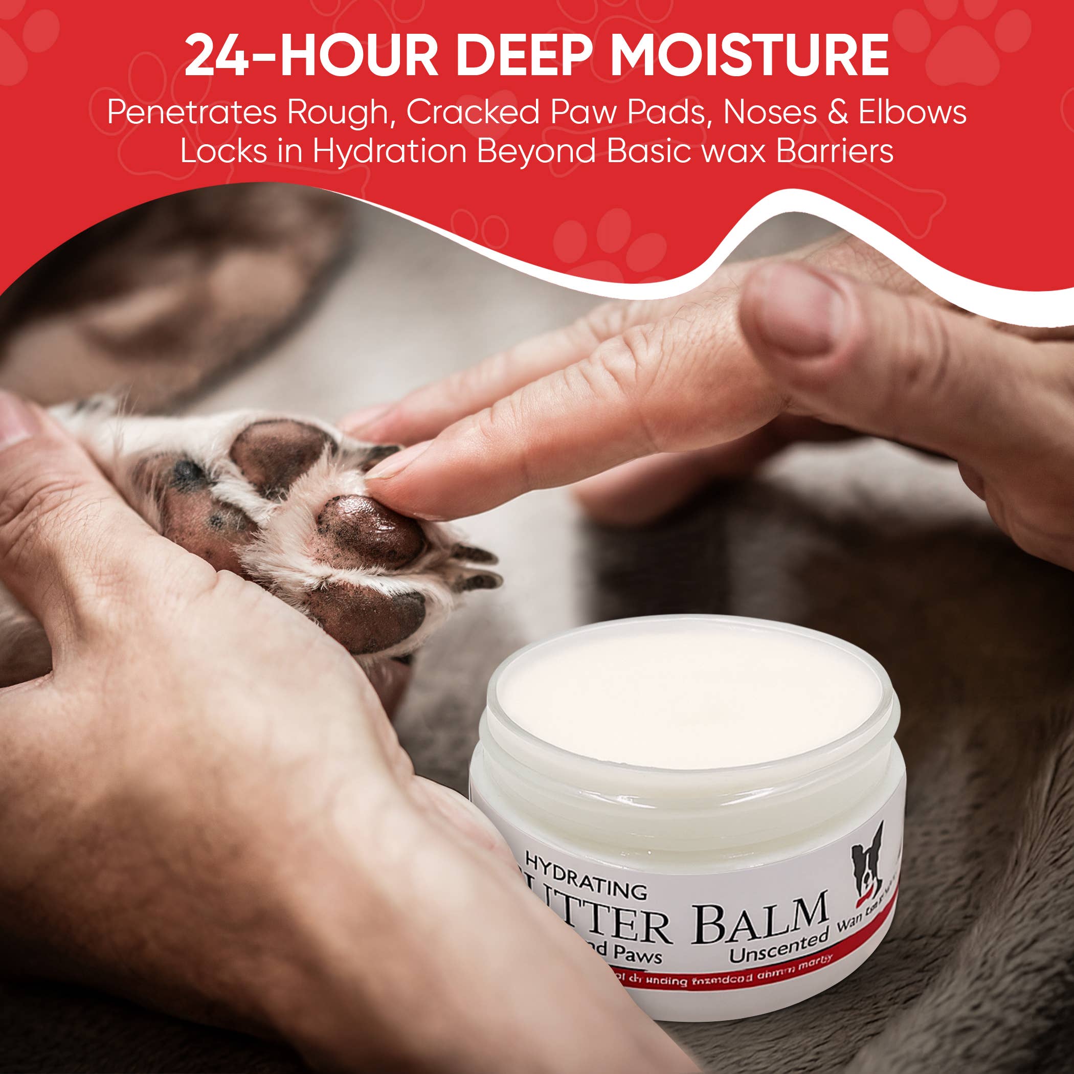 Warren London Dog Products Hydrating Butter Balm for Nose & Paws 4oz