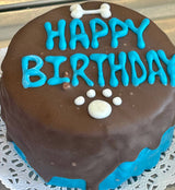 DELCO DOG CO. Happy Birthday Blue or Pink Doggie Cakes Bakery Dog Treat