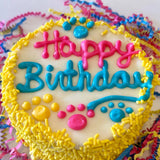 DELCO DOG CO. Happy Birthday Sprinkle Doggie Cakes Bakery Dog Treat