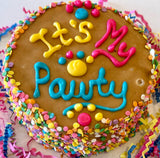 DELCO DOG CO. PB It's My Pawty Doggie Cakes Bakery Dog Treat