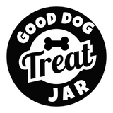 Sparky & Co Good Dog 58oz Cylinder Glass Treat Canister With Metal Screw-Top Lid