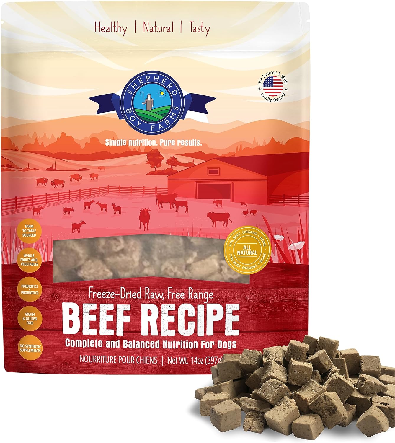 Shepherd Boy Farms Freeze-Dried Raw Dog Food