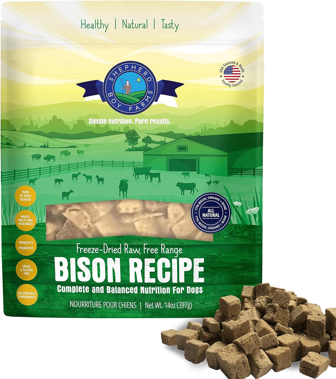 Shepherd Boy Farms Freeze-Dried Raw Dog Food