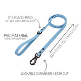 SASSY WOOF Blue Dog Waterproof Leash