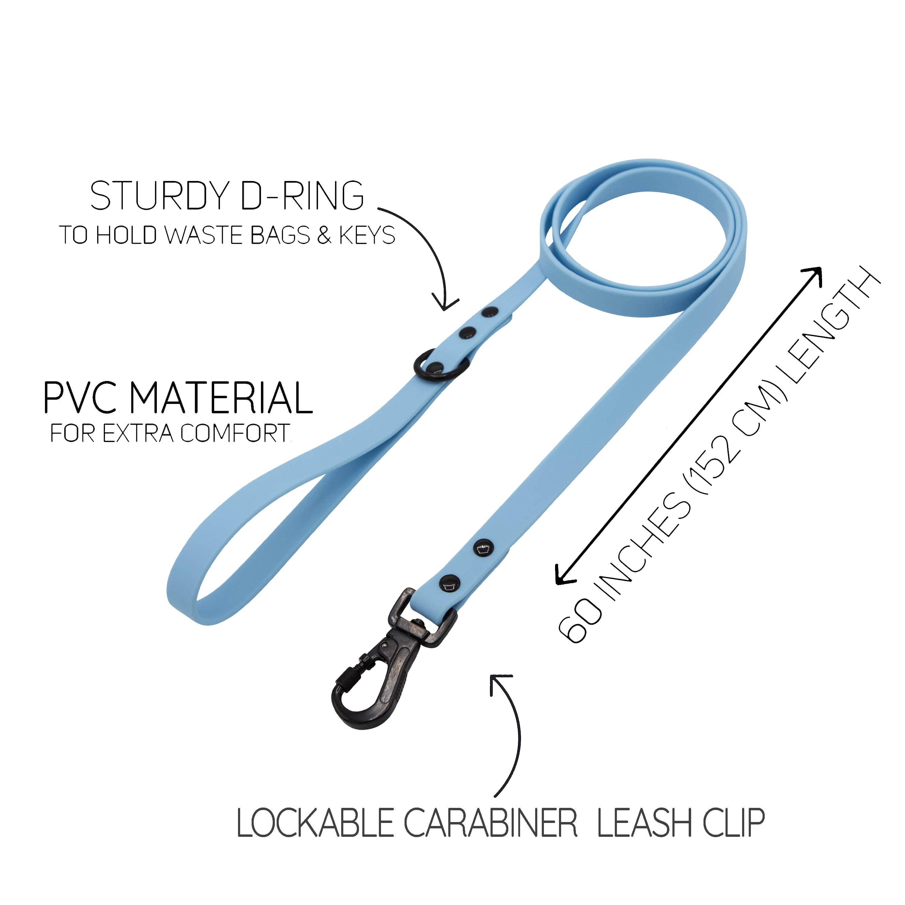 SASSY WOOF Blue Dog Waterproof Leash