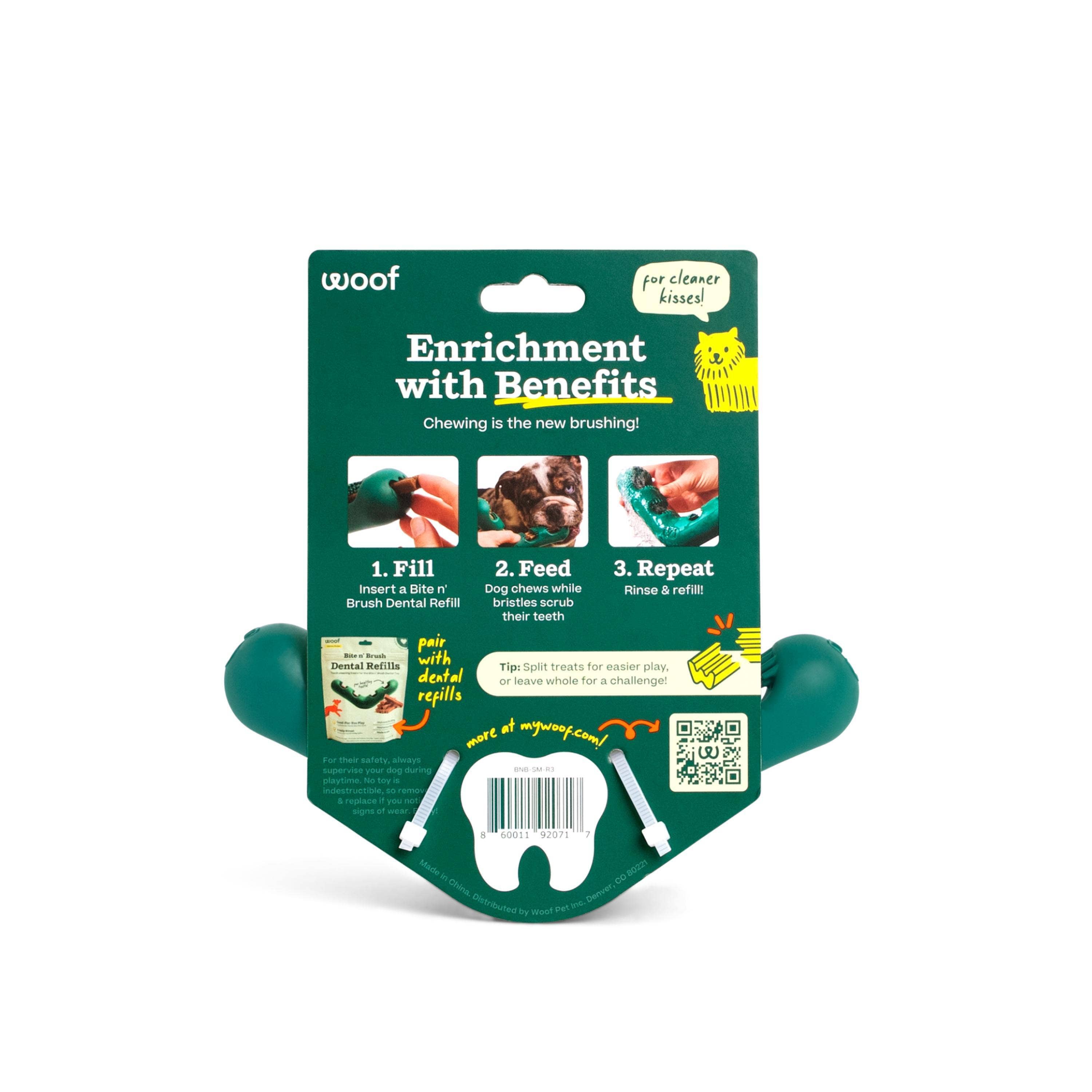 Woof The Bite n' Brush Dental Dog Toy