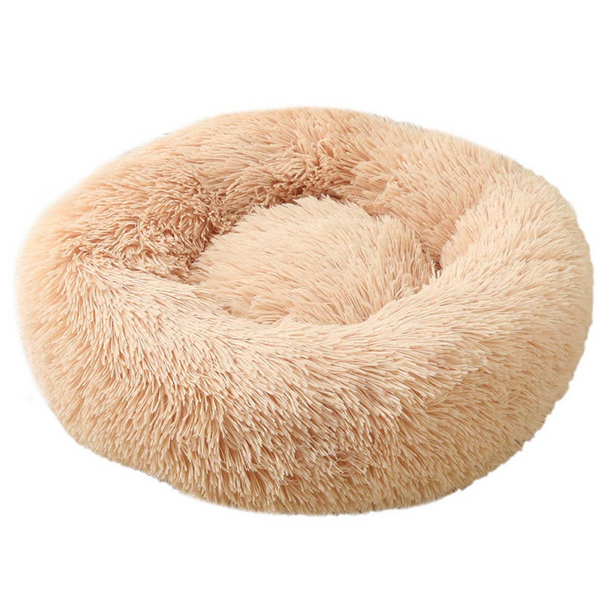 PAWPAW Fluffy Donut Pet Bed