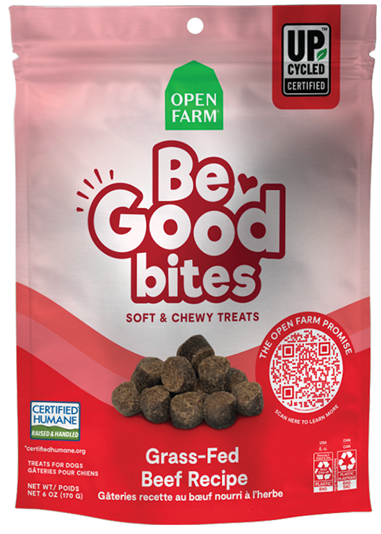 Open Farm Be Good Bites Soft & Chewy Beef 6oz Dog Treats