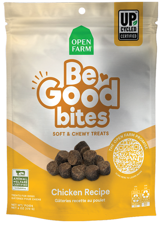 Open Farm Be Good Bites Soft & Chewy Chicken 6oz Dog Treats