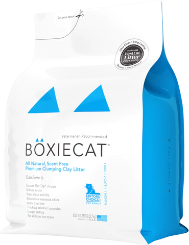 Boxiecat Scent-free Premium Clumping Clay Cat Litter