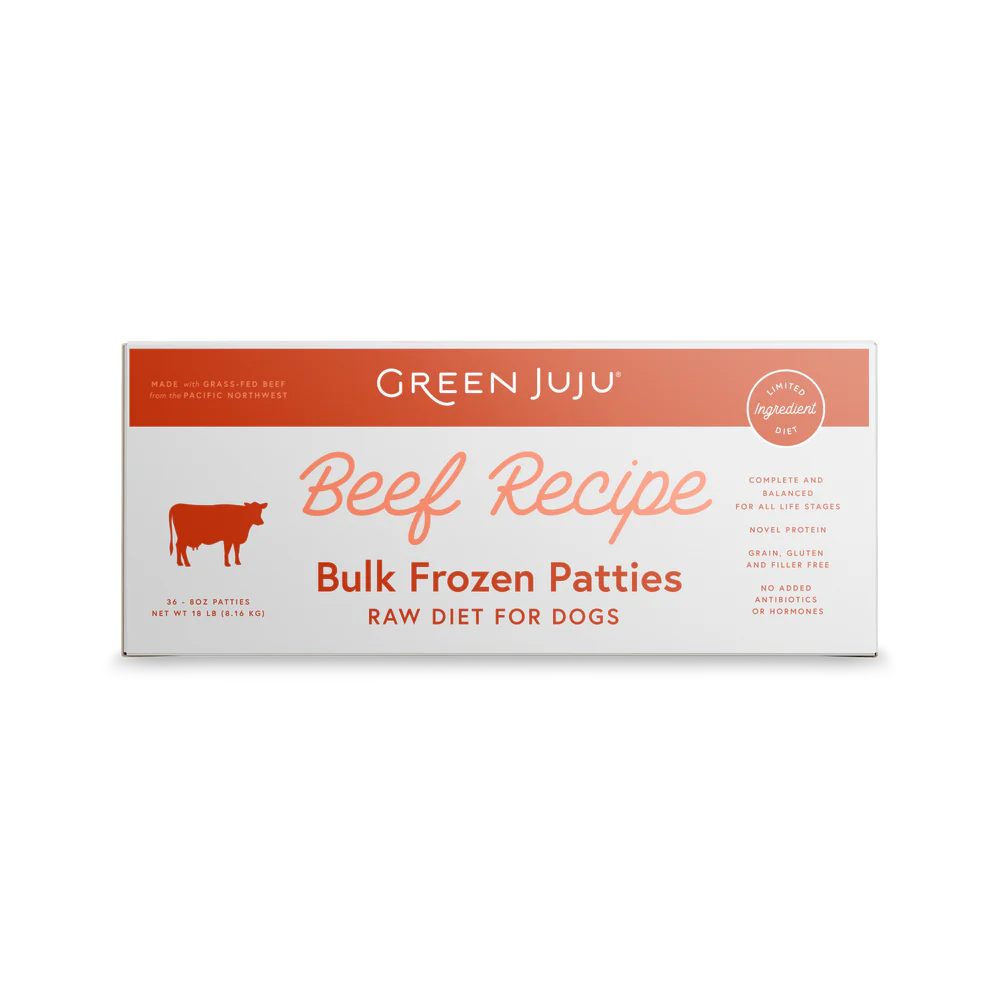 Green Juju Frozen Raw Food Diet Beef Recipe