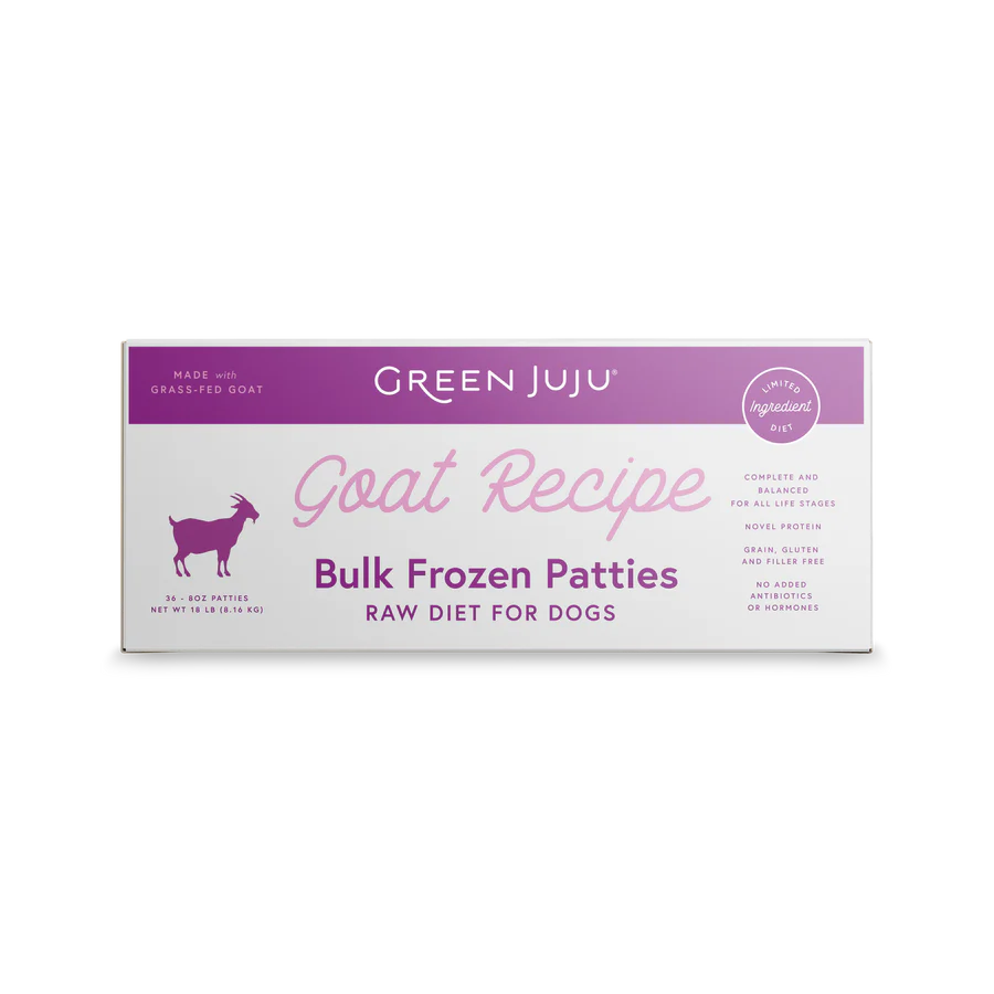 Green Juju Frozen Raw Food Diet Goat Recipe