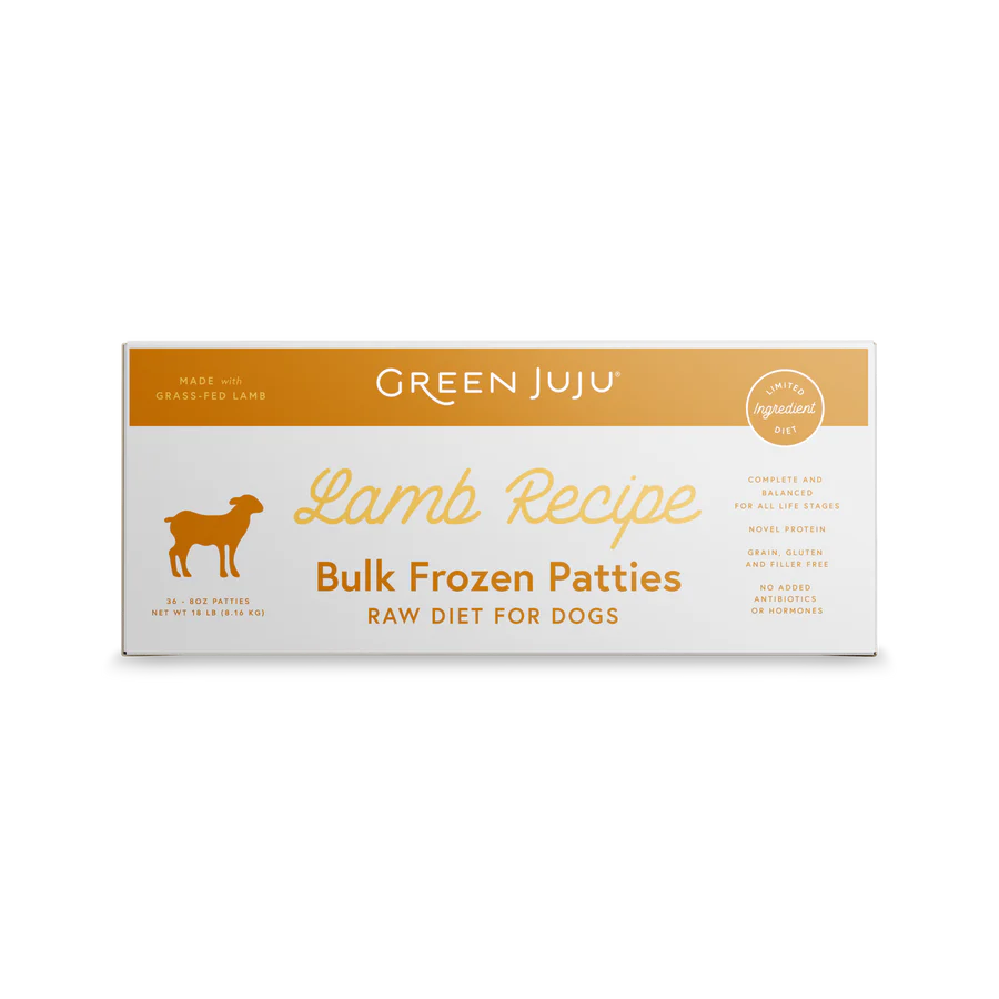 Green Juju Frozen Raw Food Diet Lamb Recipe