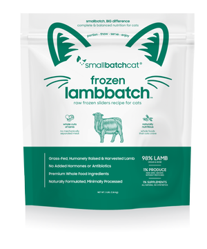 Smallbatch Cat Sliders Raw Frozen Cat Food