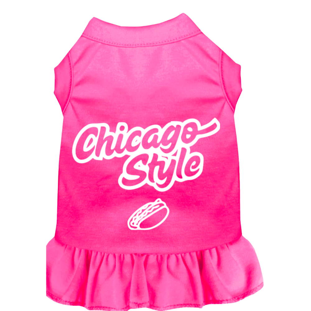 Sparky & Co Chicago Style Pink Dog Dress