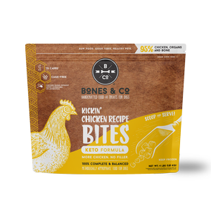 Bones & Co Keto-Approved Recipe Bites Raw Frozen Dog Food