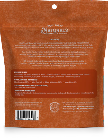 Dog Treat Naturals Dental Sticks Dog Treats
