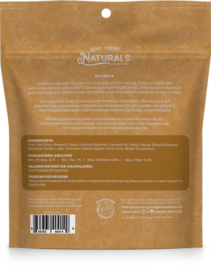Dog Treat Naturals Superfood Sticks Dog Treats