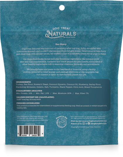 Dog Treat Naturals Superfood Sticks Dog Treats