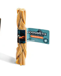 Dogginstix Braided Lamb Collagen Stick Dog Chew