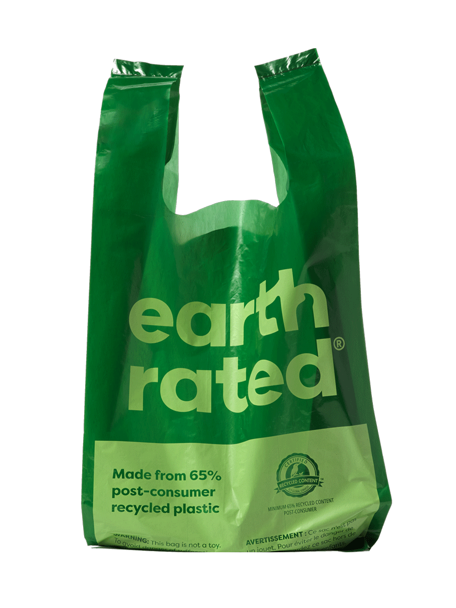 Earth Rated Biodegradable Poop Waste Bags Easy-Tie Handle 120ct